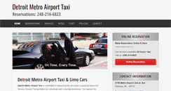 Desktop Screenshot of metrotaxidetroit.com