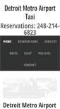 Mobile Screenshot of metrotaxidetroit.com